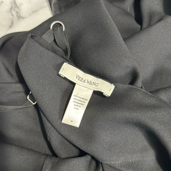 Vera Wang Black Chemise Slip M - Picture 6 of 6